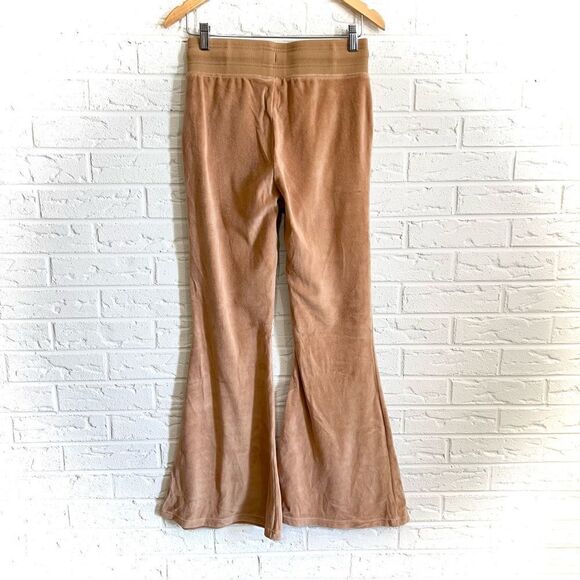 🚨4/$25 Aerie Velour High Waisted Brown Flare Pant Size Small - Picture 3 of 6